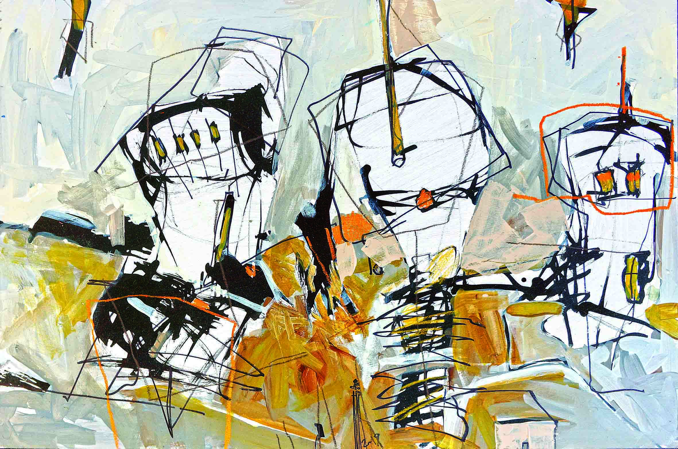 Maisons en deux III_40x60cm_2020red